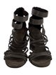 Brunello Cucinelli Monili Leather Gladiator Sandals