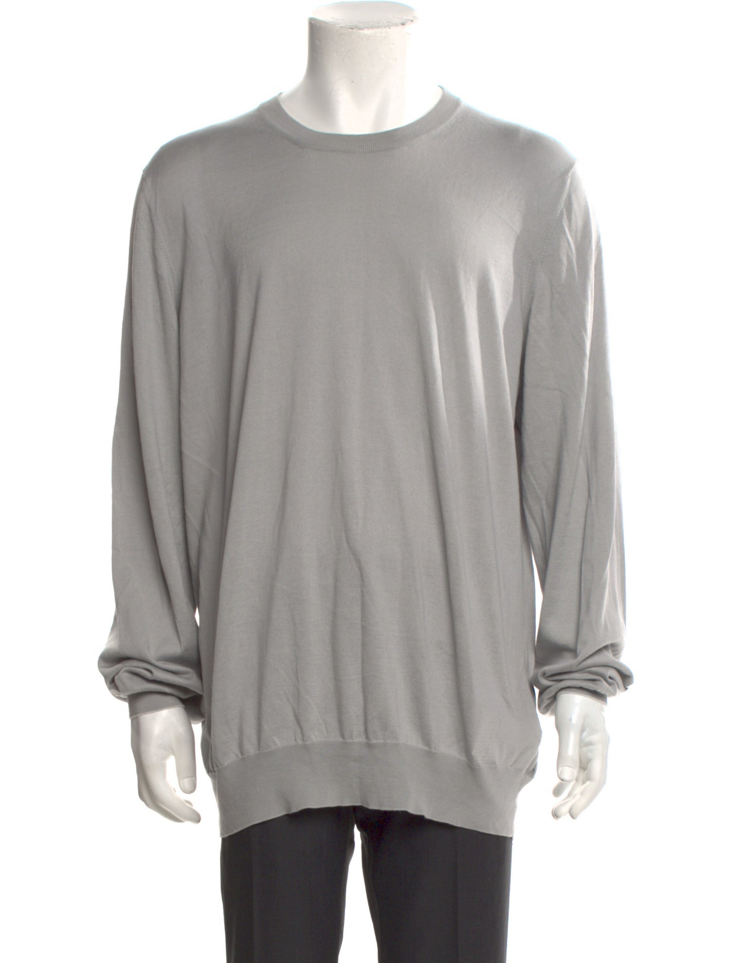 Brunello Cucinelli Crew Neck Long Sleeve T-Shirt