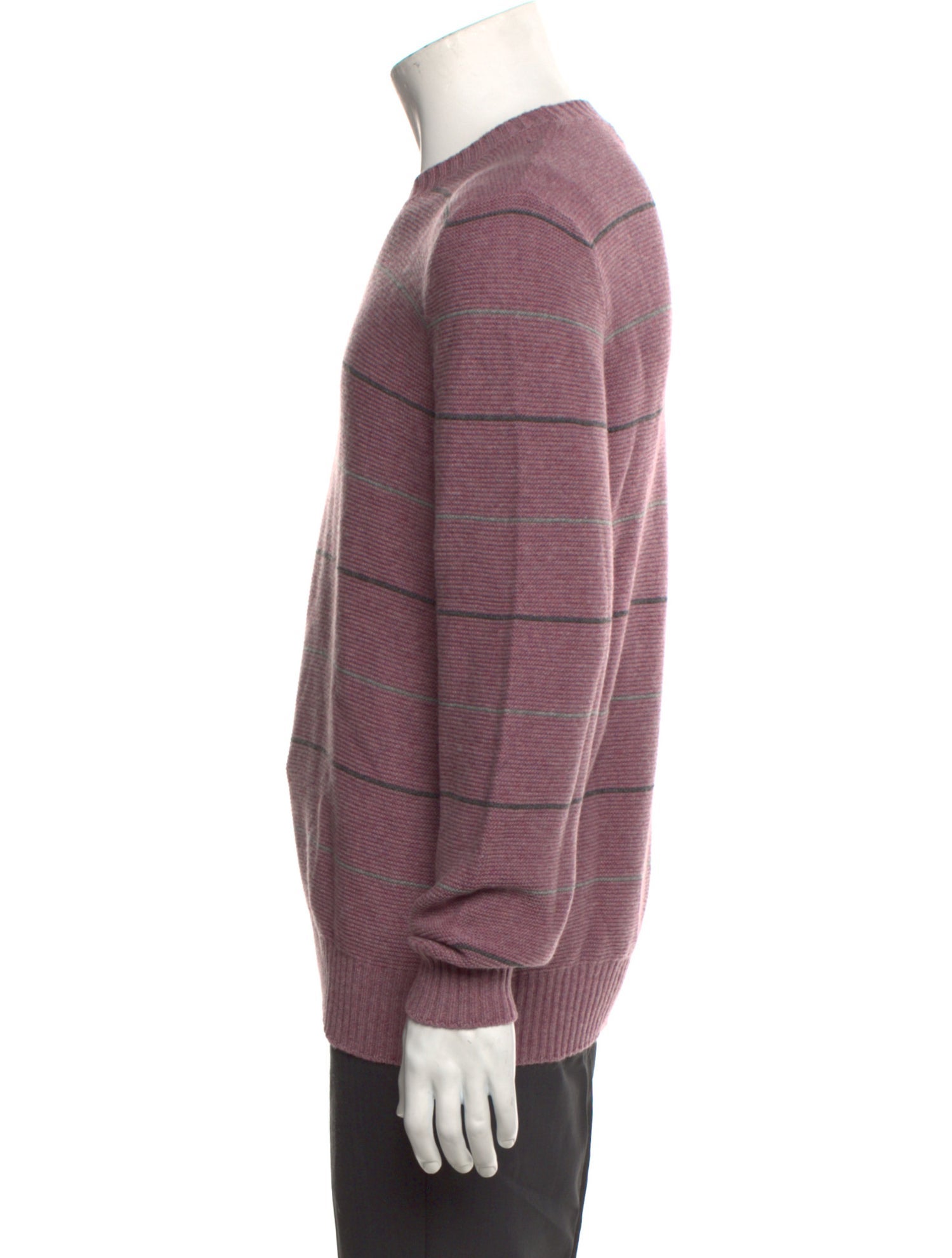 Brunello Cucinelli Cashmere Striped Pullover w/ Tags