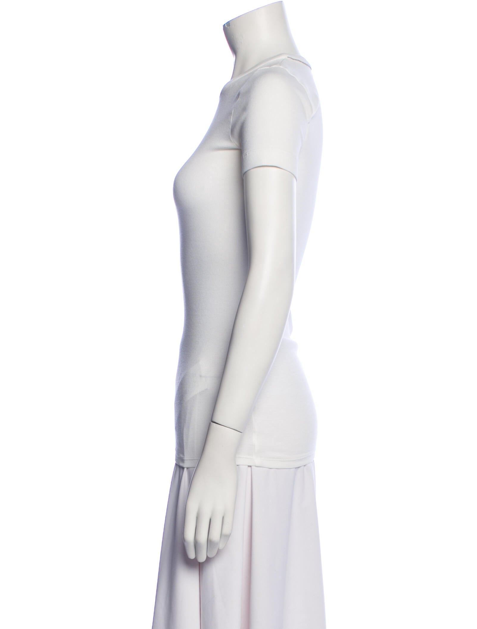 Brunello Cucinelli Mock Neck Short Sleeve T-Shirt