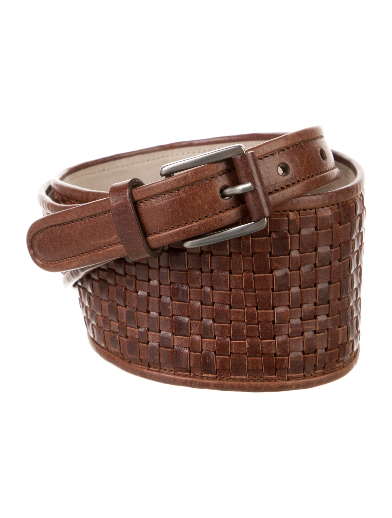 Brunello Cucinelli Wide Leather Waist Belt