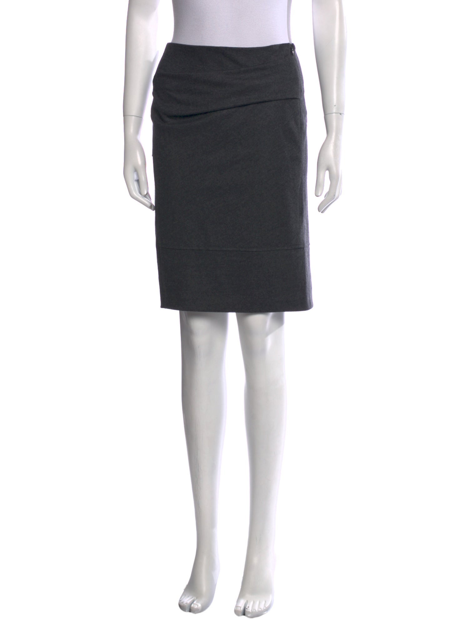 Brunello Cucinelli Virgin Wool Knee-Length Skirt w/ Tags