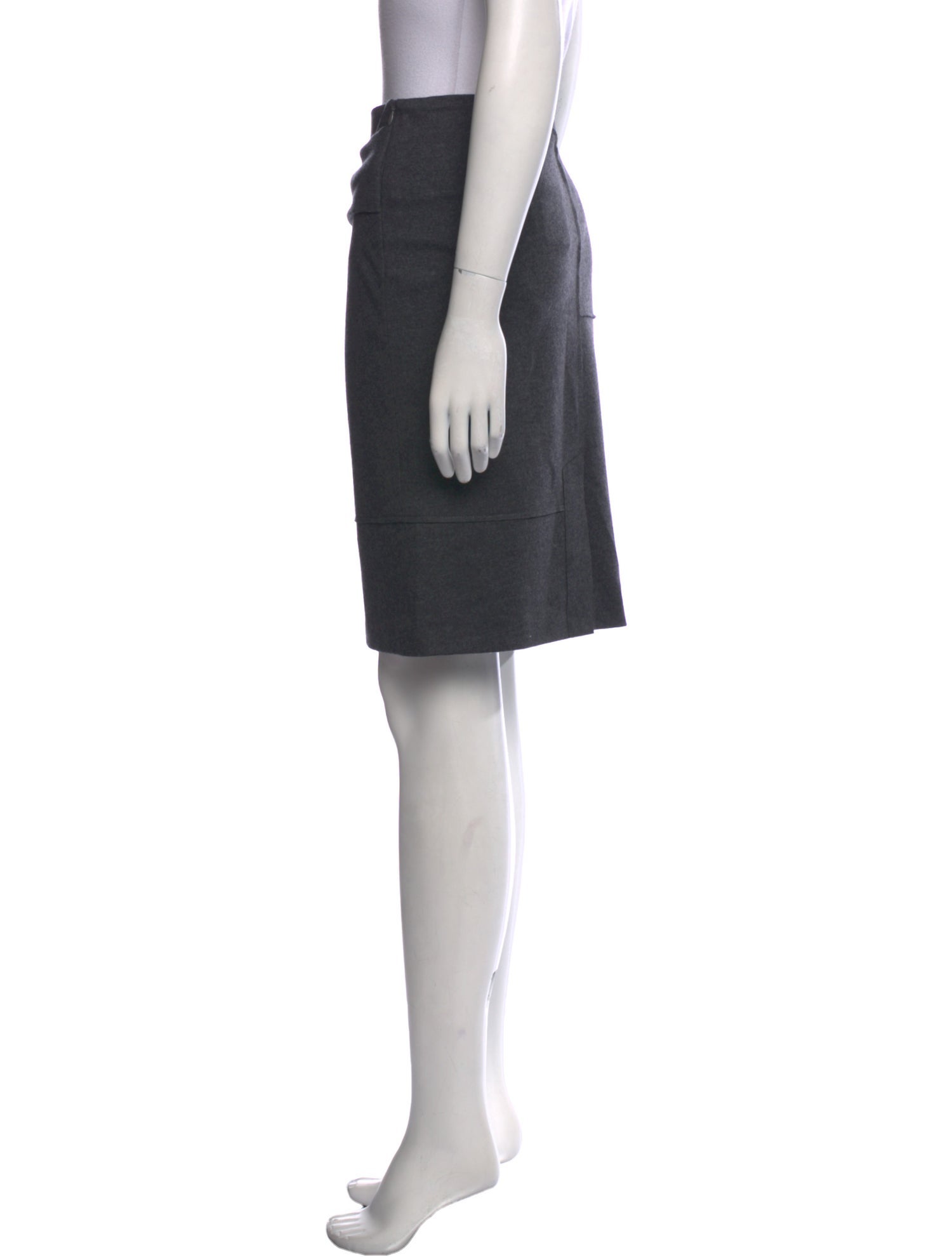 Brunello Cucinelli Virgin Wool Knee-Length Skirt w/ Tags