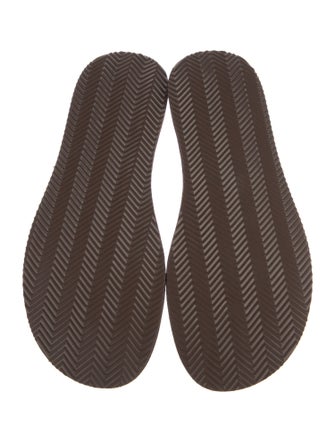 Brunello Cucinelli Striped Flip Flops
