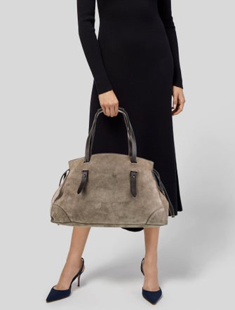 Brunello Cucinelli Suede Tote