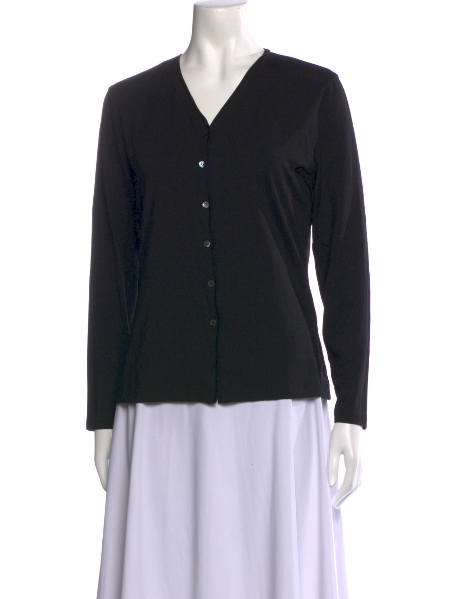 Brunello Cucinelli Silk V-Neck Sweater