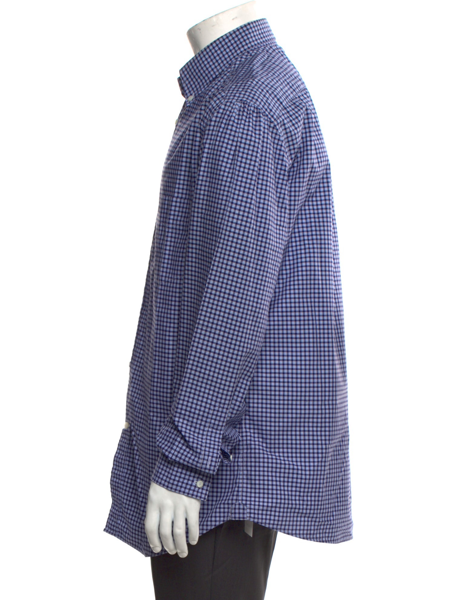 Brunello Cucinelli Plaid Print Long Sleeve Shirt