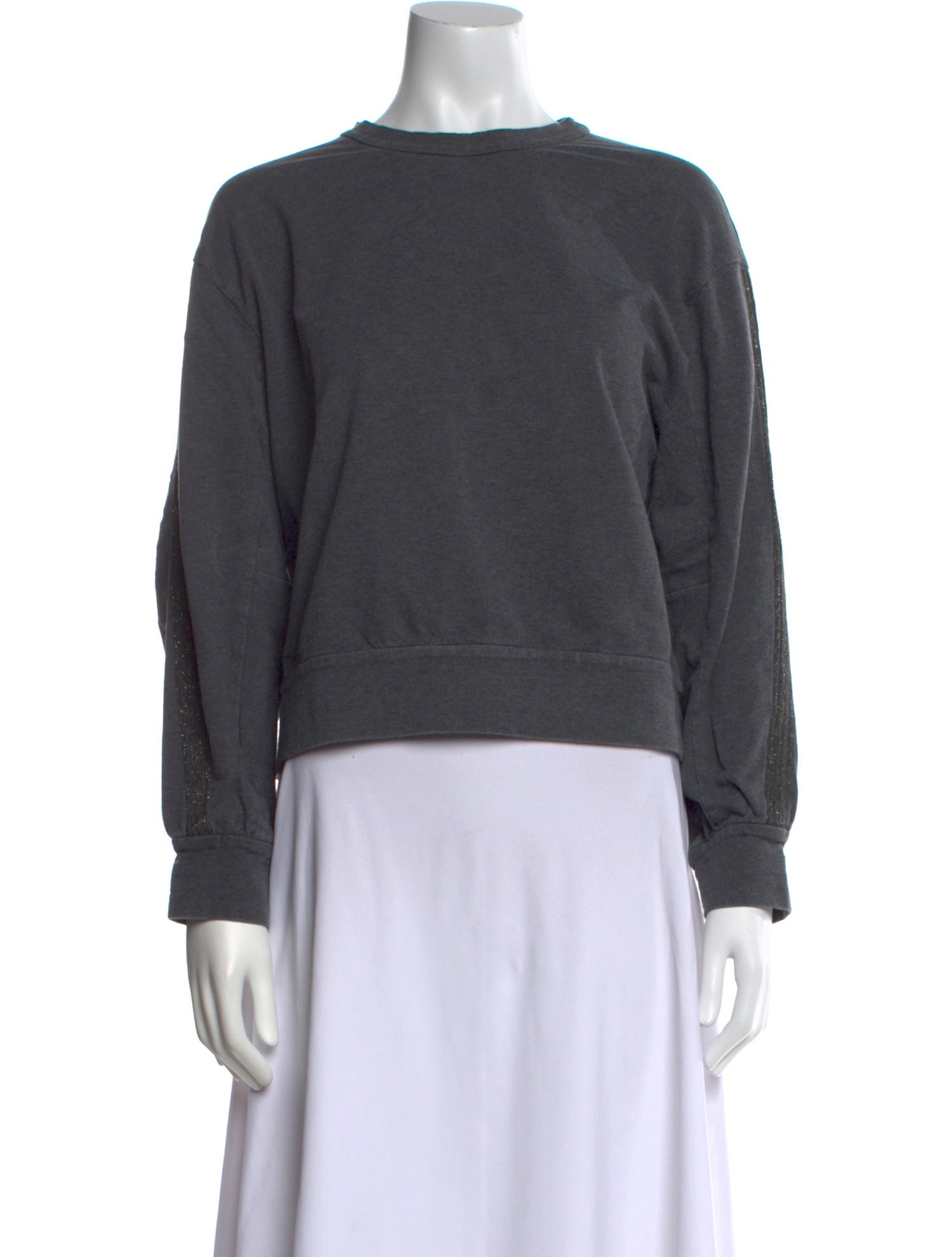 Brunello Cucinelli Crew Neck Long Sleeve Sweatshirt