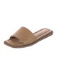 Brunello Cucinelli Monili Leather Slides