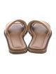 Brunello Cucinelli Monili Leather Slides