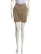 Brunello Cucinelli Leather Mini Shorts