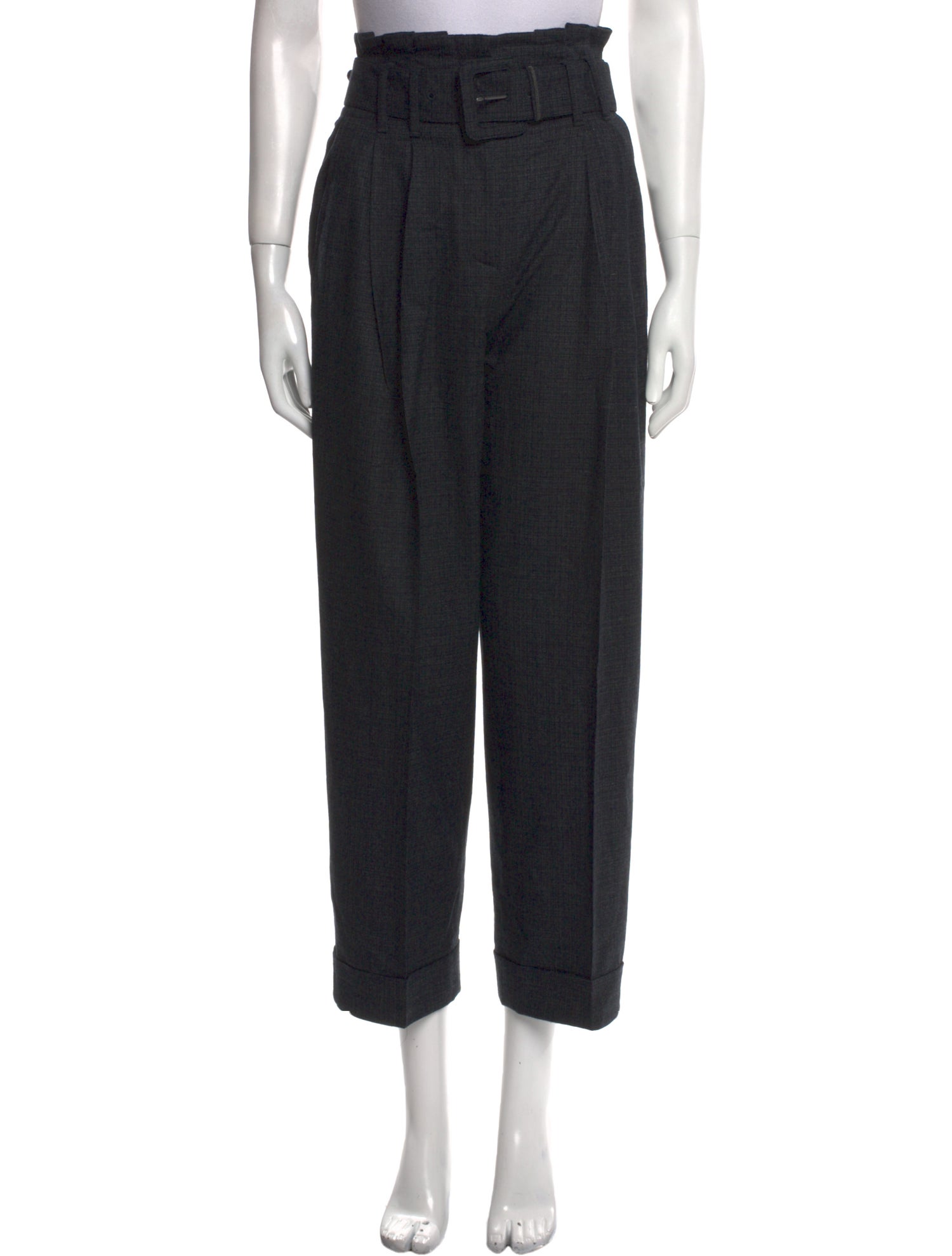 Brunello Cucinelli Virgin Wool Wide Leg Pants