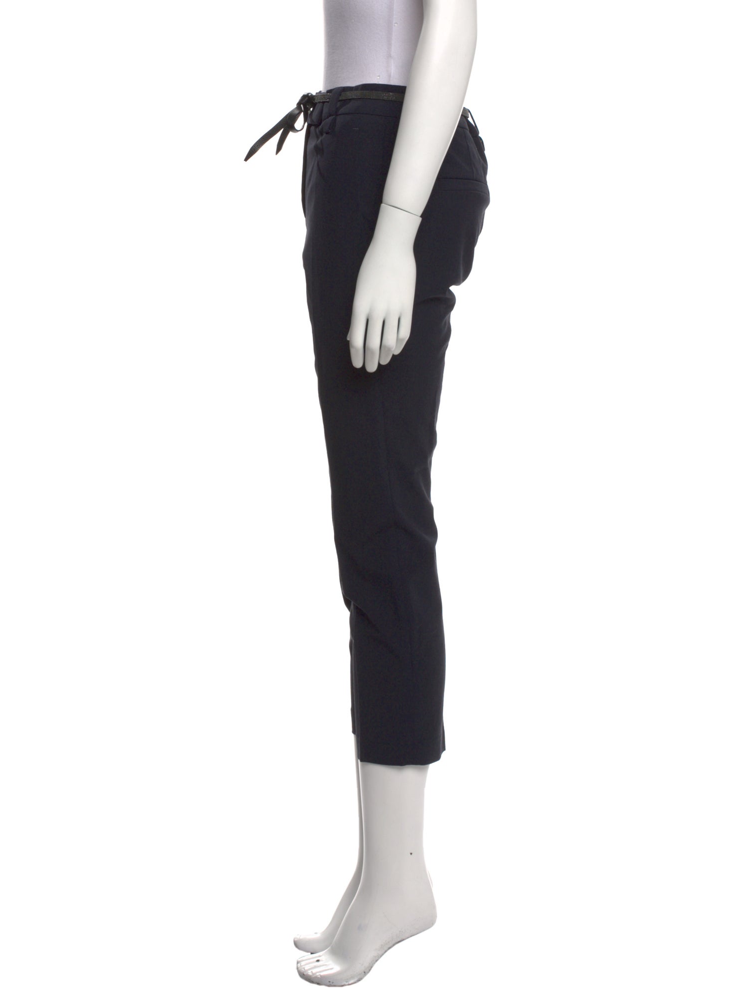 Brunello Cucinelli Virgin Wool Skinny Leg Pants