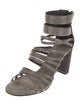Brunello Cucinelli Monili Leather Gladiator Sandals