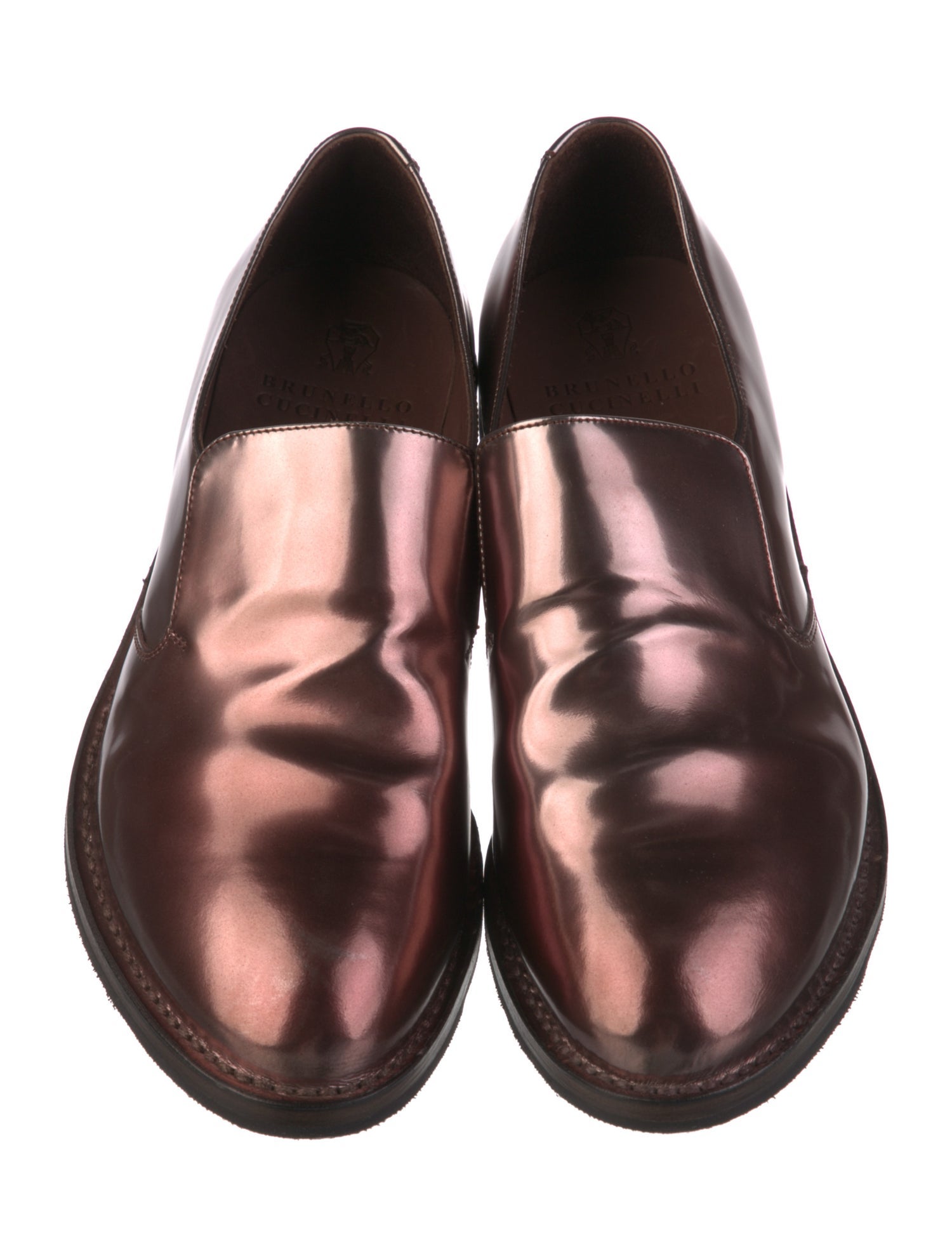 Brunello Cucinelli Leather Dress Loafers