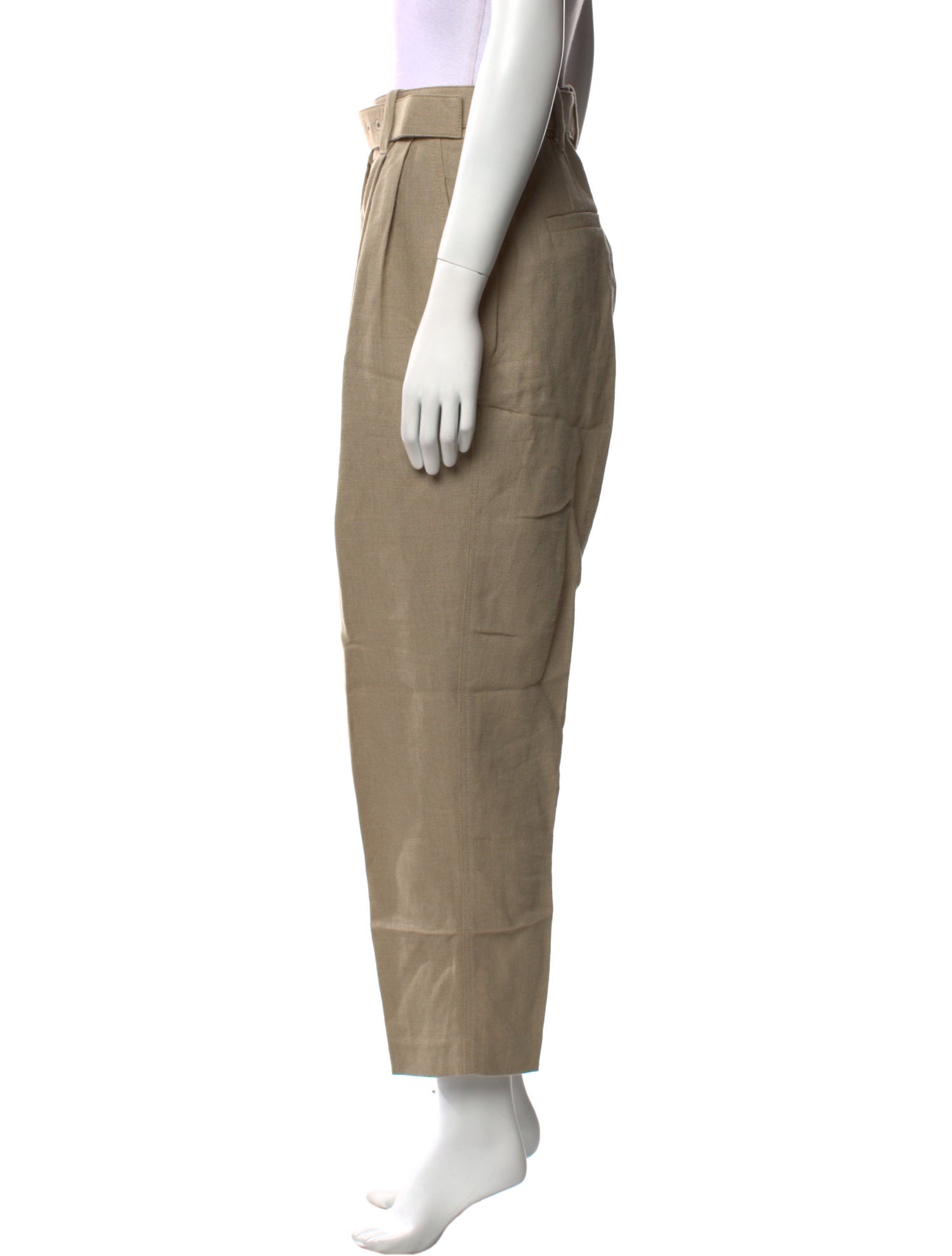 Brunello Cucinelli Linen Straight Leg Pants