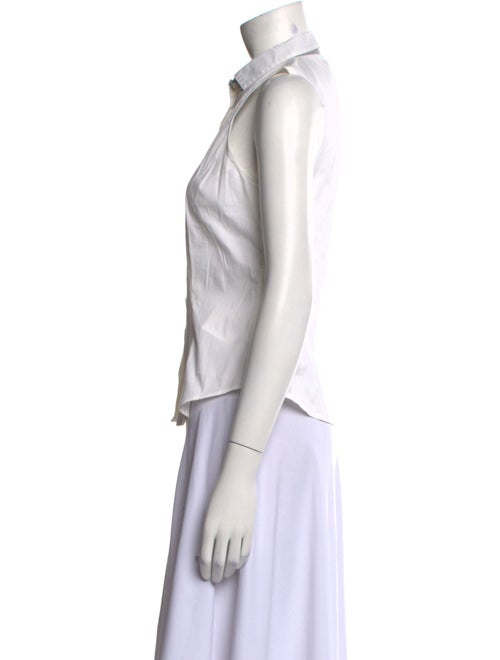 Brunello Cucinelli Sleeveless Button-Up Top