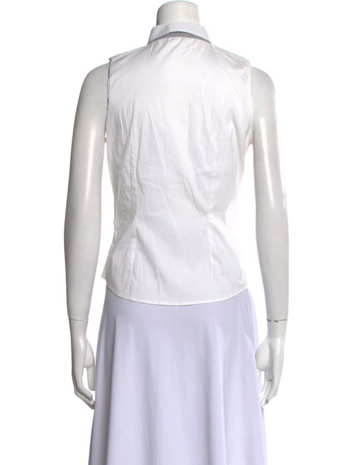Brunello Cucinelli Sleeveless Button-Up Top