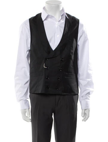 Brunello Cucinelli Outerwear Virgin Wool Vest Us40, It50 | L