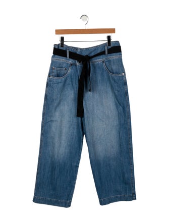 Brunello Cucinelli High-Rise Wide Leg Jeans