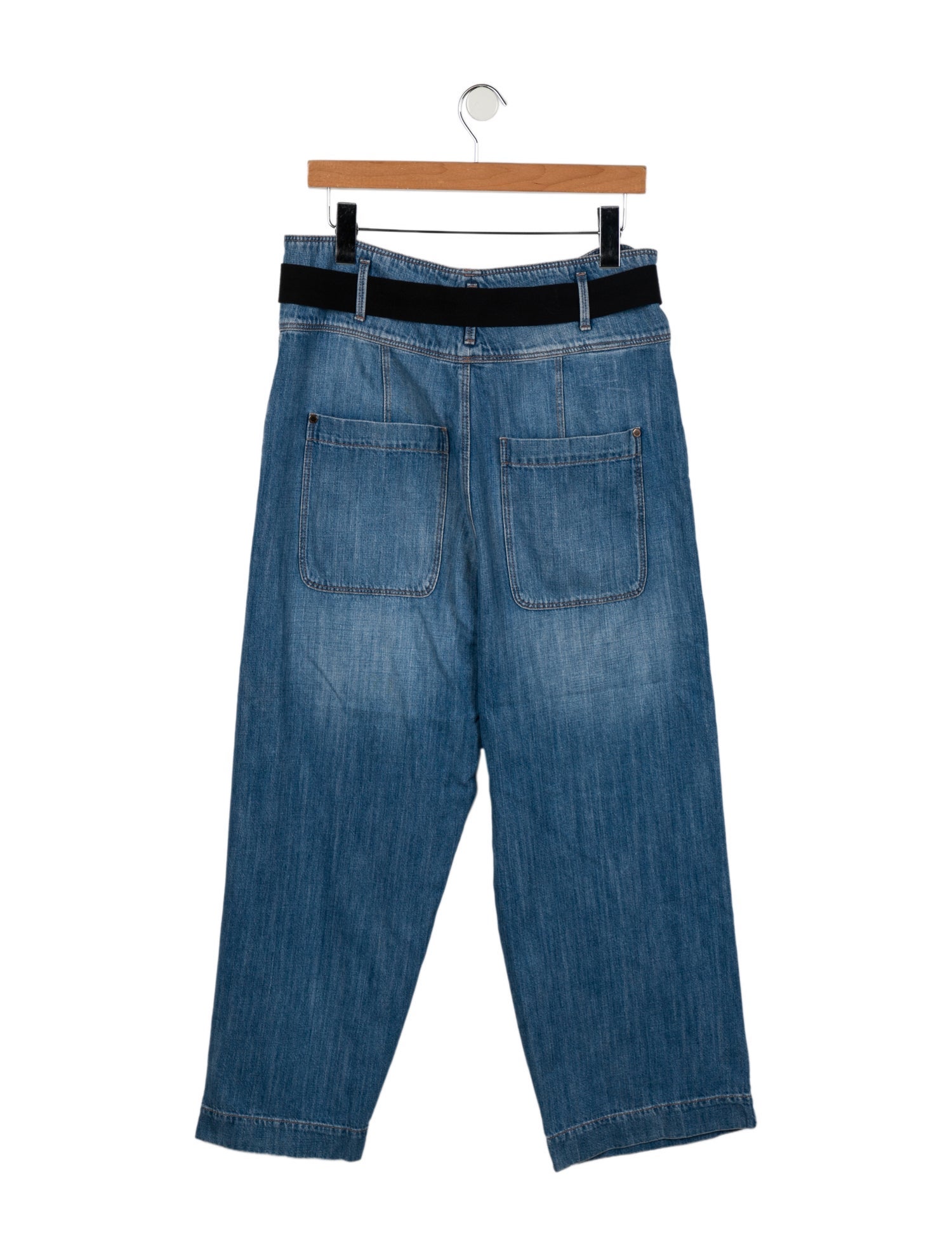 Brunello Cucinelli High-Rise Wide Leg Jeans