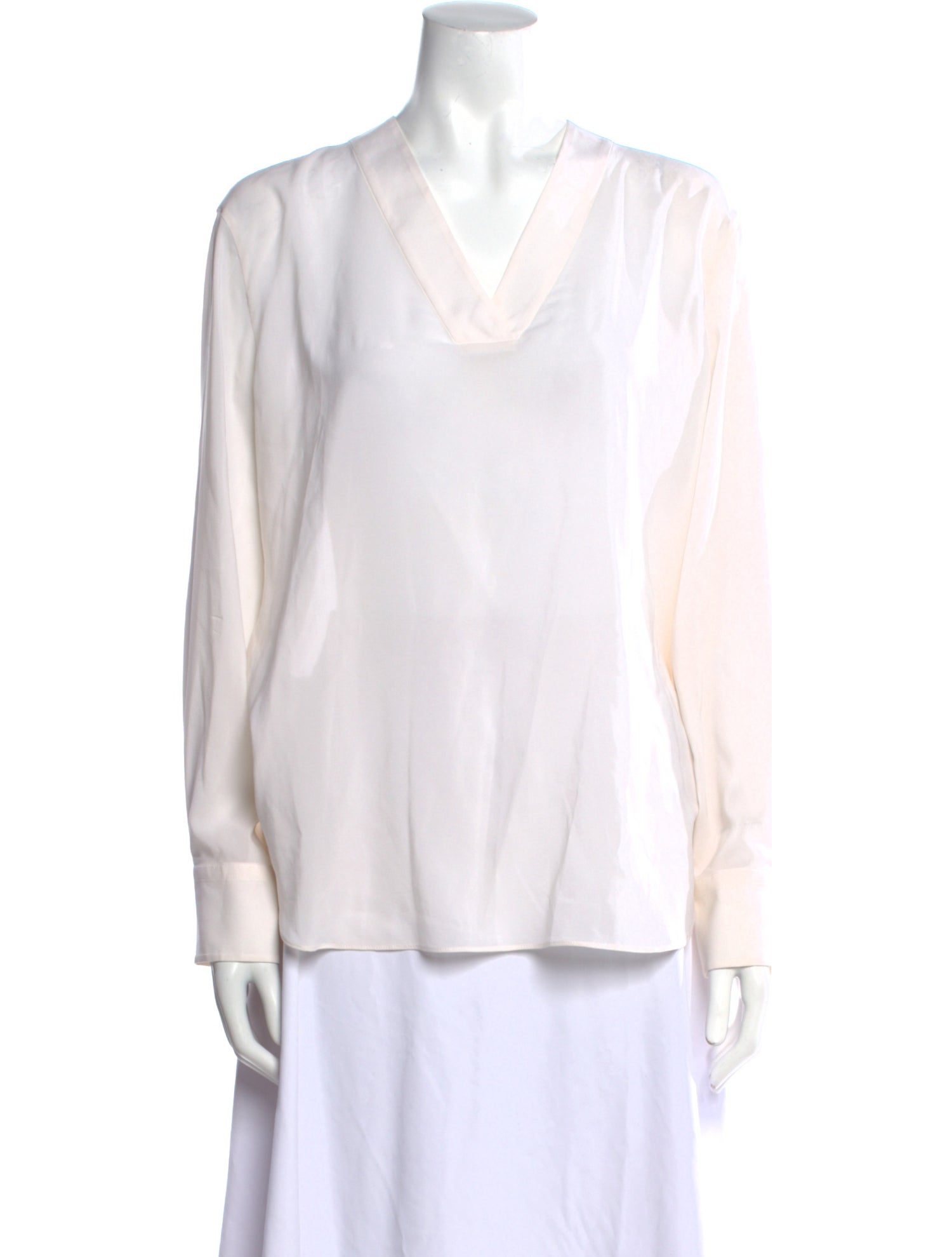 Brunello Cucinelli Silk Cowl Neck Blouse