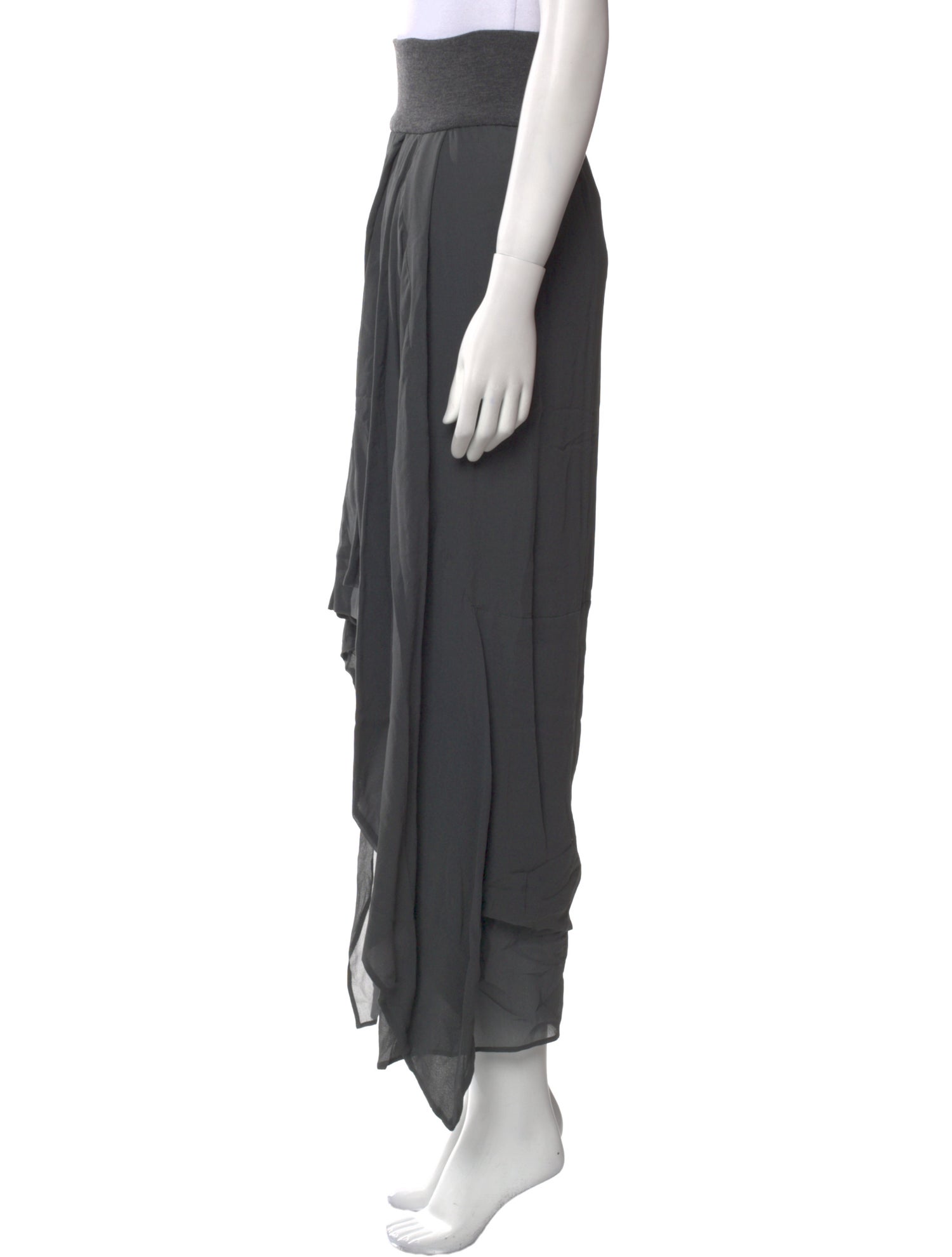 Brunello Cucinelli Silk Long Skirt w/ Tags