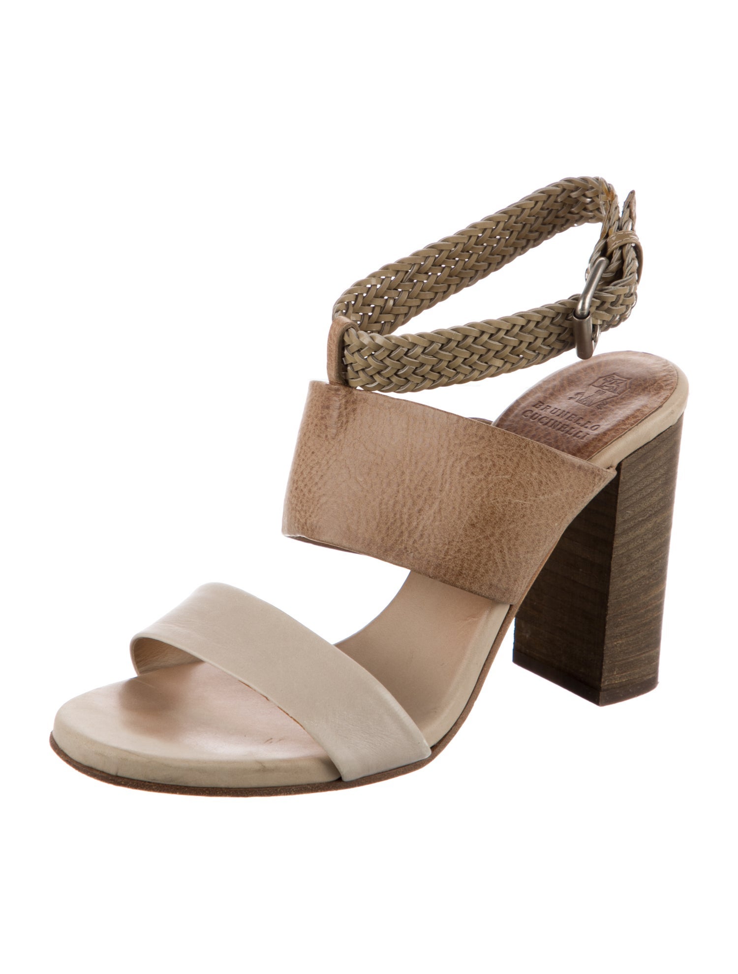 Brunello Cucinelli Vintage Leather Sandals