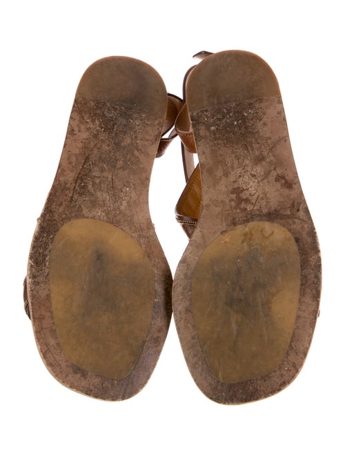 Brunello Cucinelli Monili Leather Gladiator Sandals