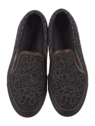 Brunello Cucinelli Monili Wool Sneakers