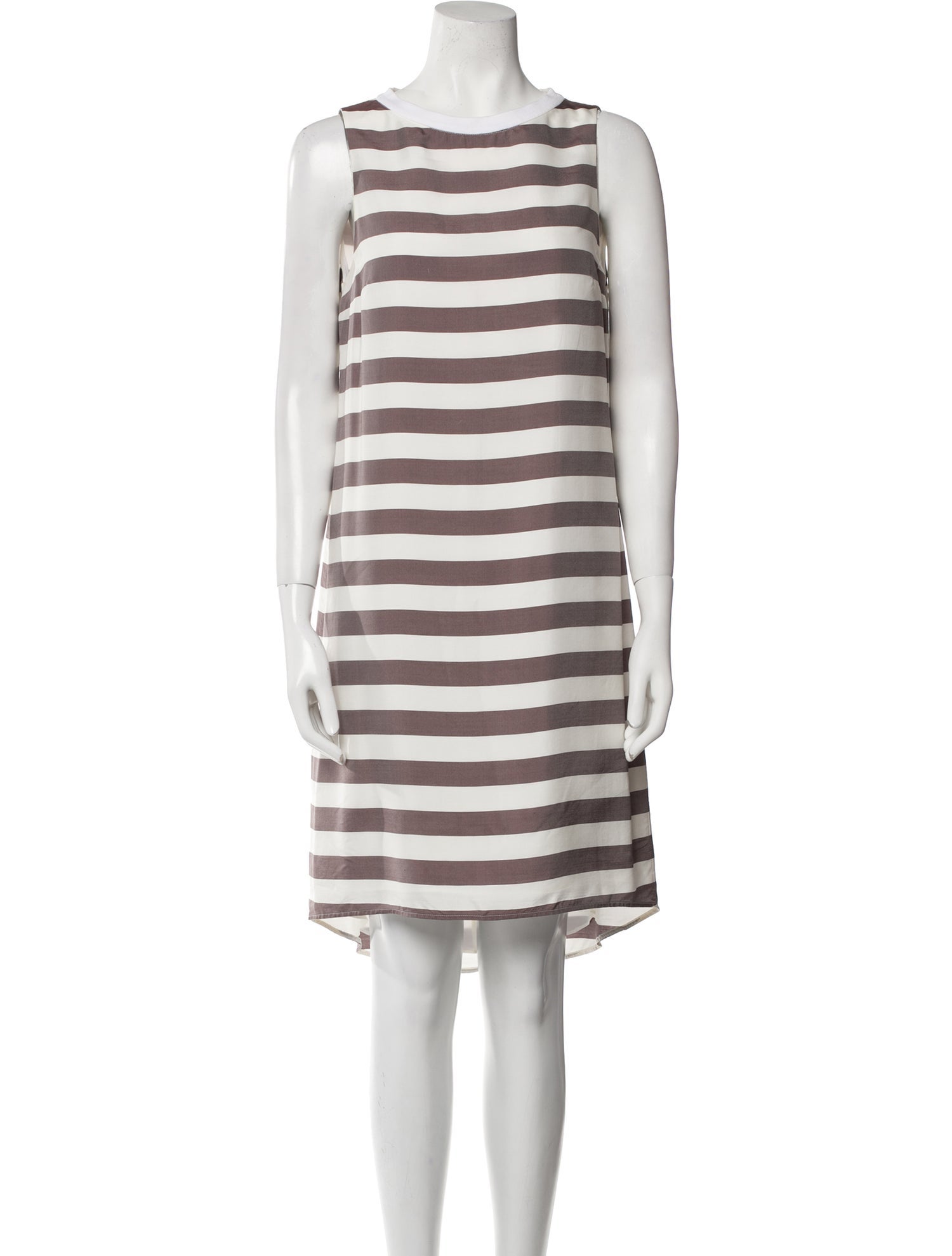 Brunello Cucinelli Silk Knee-Length Dress