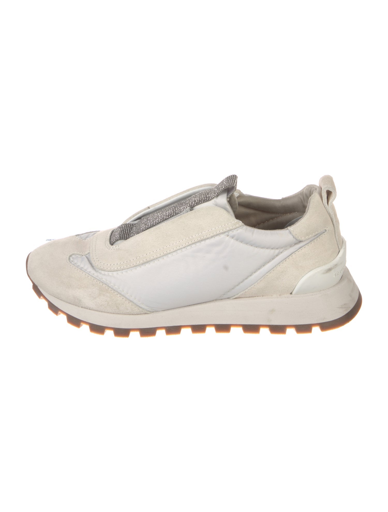 Brunello Cucinelli Monili Suede Sneakers