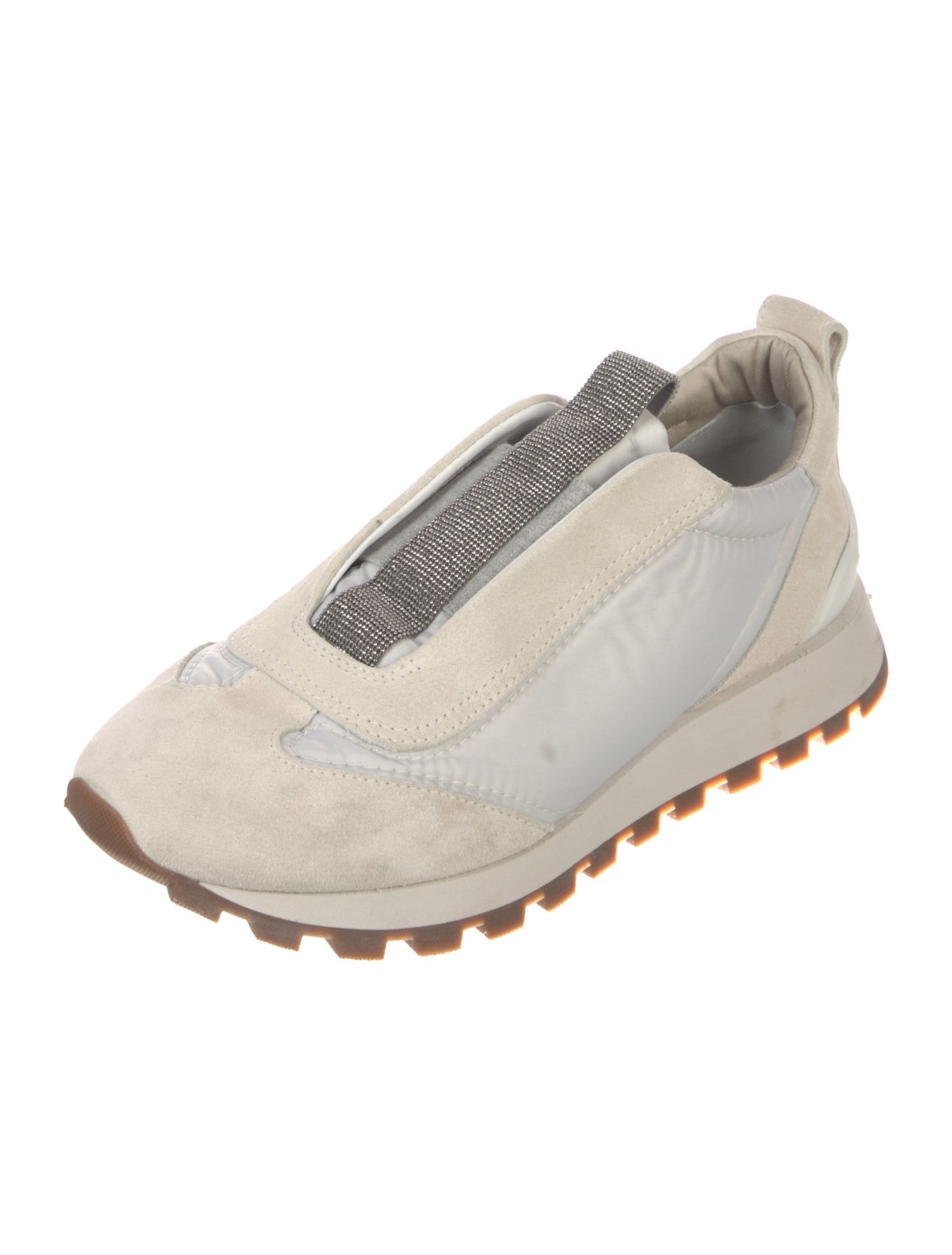 Brunello Cucinelli Monili Suede Sneakers