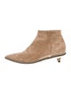 Brunello Cucinelli Suede Beaded Accents Boots