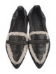 Brunello Cucinelli Leather Animal Print Loafers