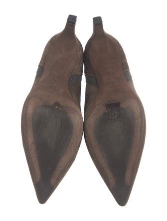 Brunello Cucinelli Monili Suede Chelsea Boots
