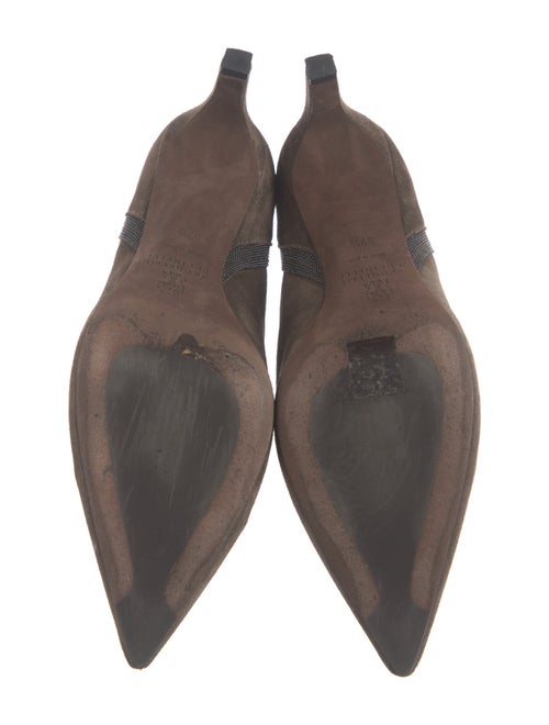 Brunello Cucinelli Monili Suede Chelsea Boots