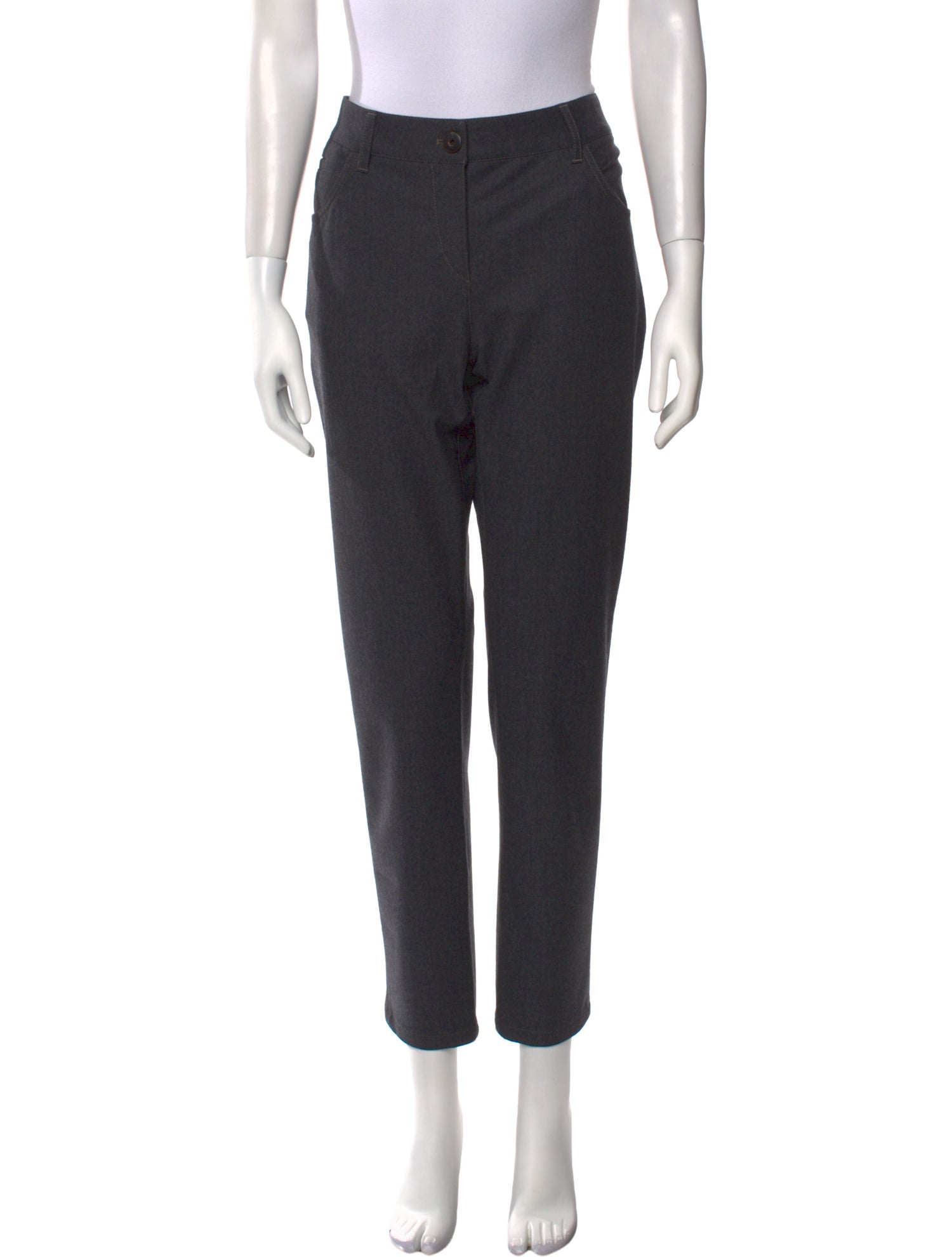 Brunello Cucinelli Virgin Wool Straight Leg Pants