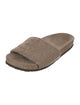 Brunello Cucinelli Monili Suede Slides