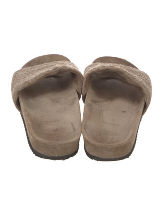 Brunello Cucinelli Monili Suede Slides