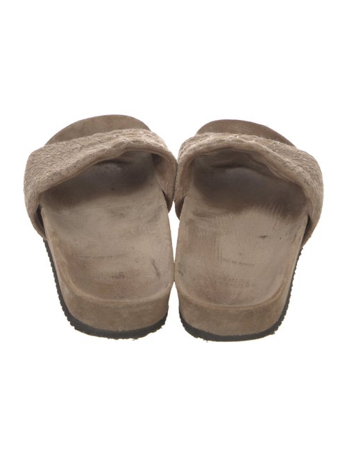 Brunello Cucinelli Monili Suede Slides