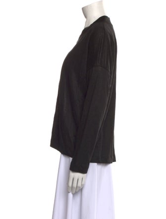 Brunello Cucinelli Linen V-Neck Top