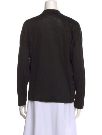 Brunello Cucinelli Linen V-Neck Top