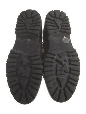 Brunello Cucinelli Monili Suede Combat Boots