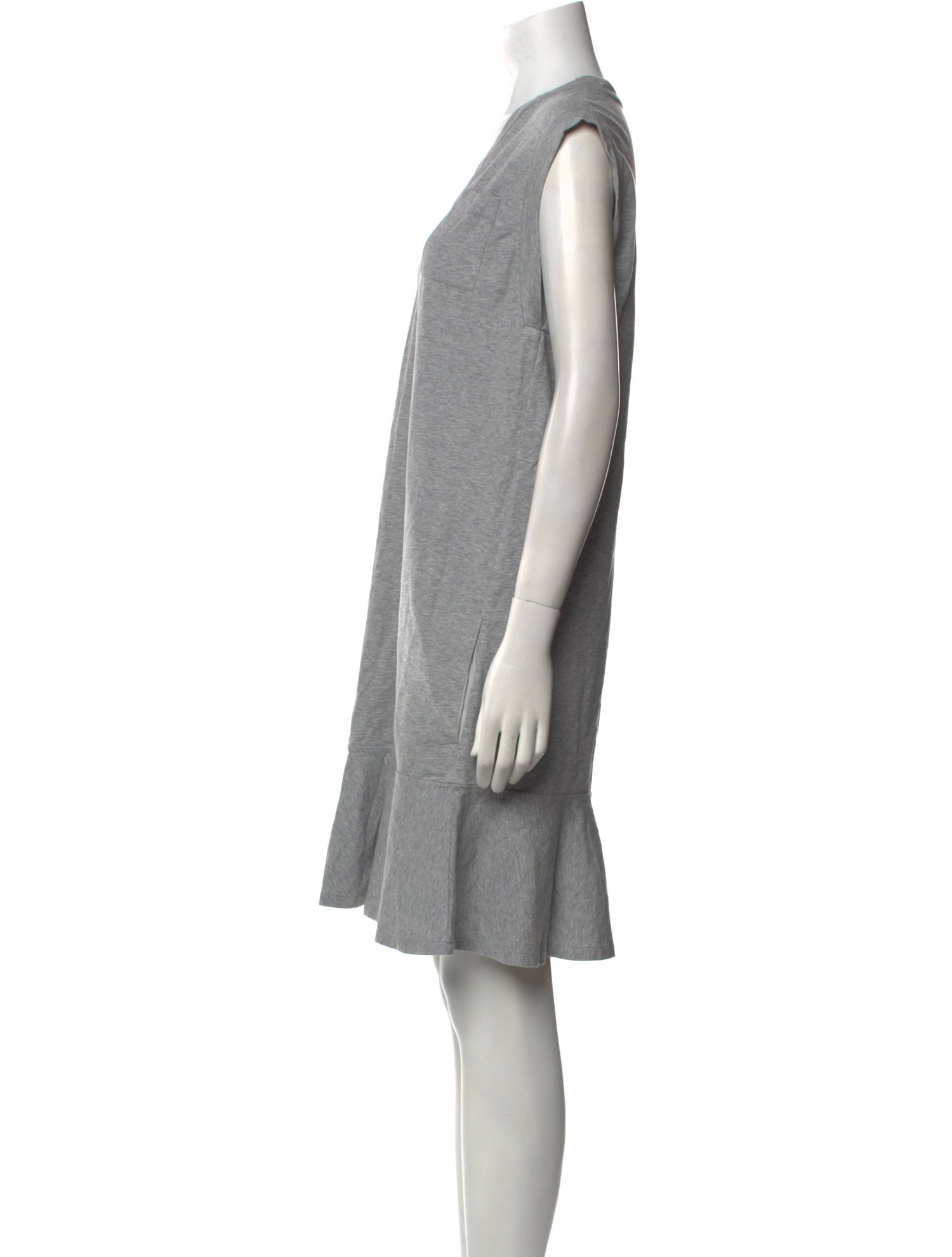 Brunello Cucinelli V-Neck Knee-Length Dress