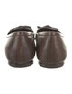 Brunello Cucinelli Leather Bow Accents Ballet Flats