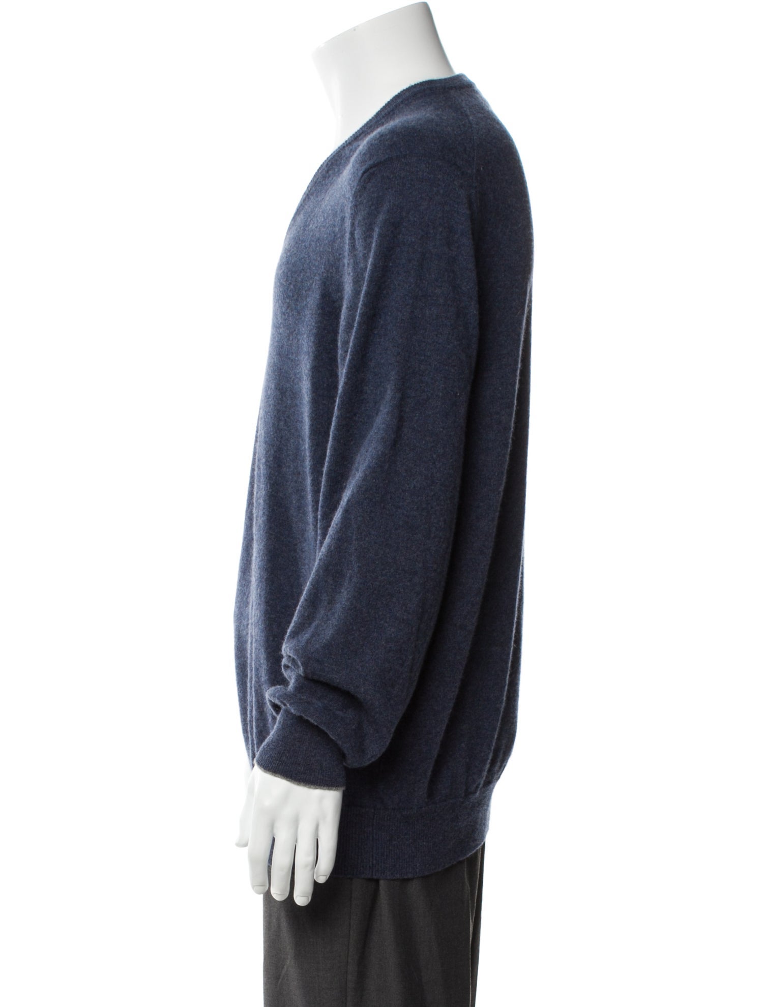 Brunello Cucinelli V-Neck Long Sleeve Pullover