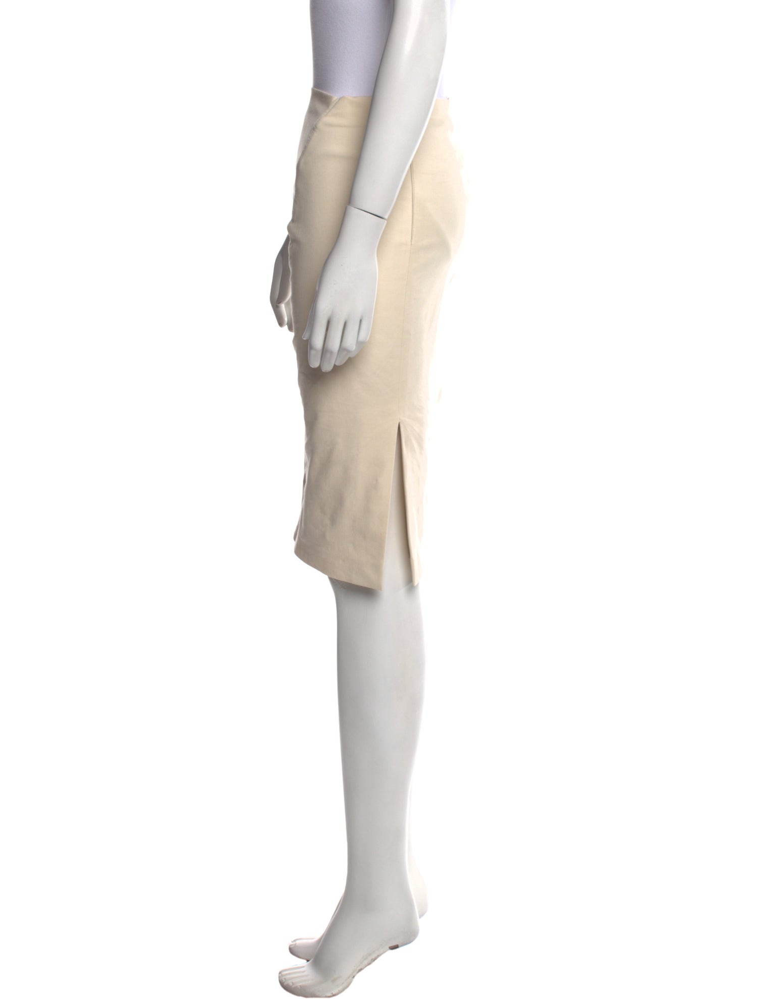 Brunello Cucinelli Pleated Accents Knee-Length Skirt