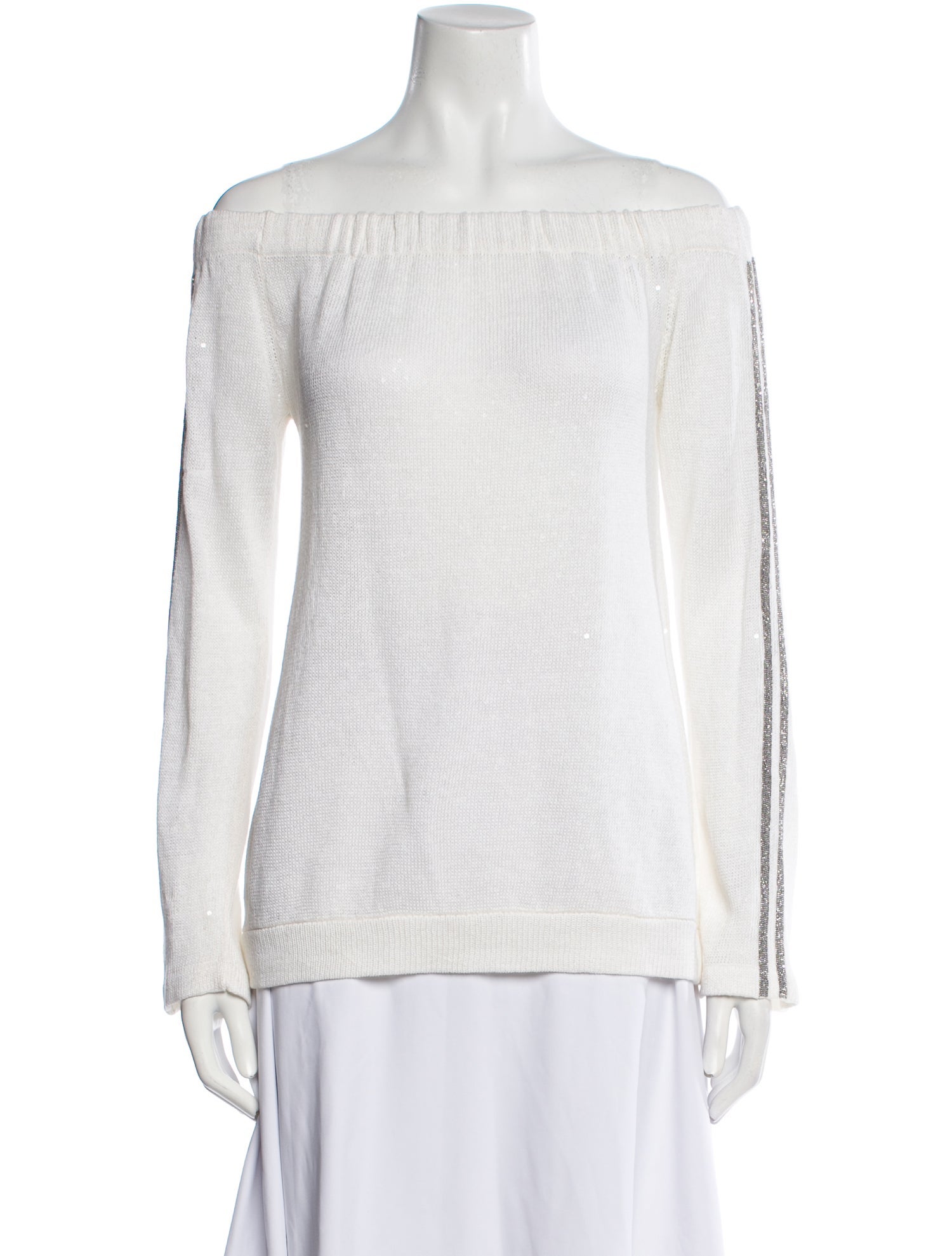 Brunello Cucinelli Off-The-Shoulder Sweater