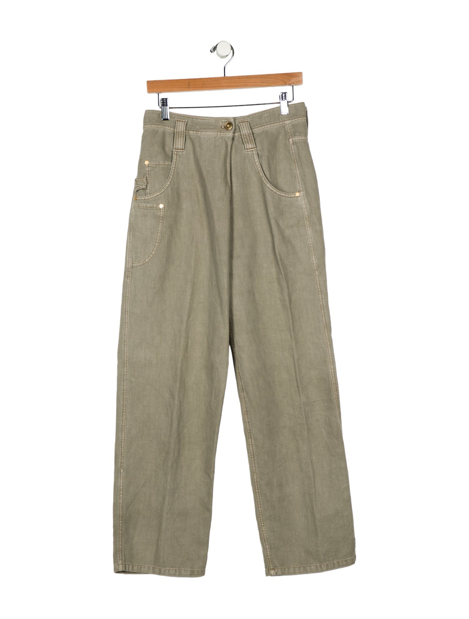 Brunello Cucinelli High-Rise Wide Leg Jeans